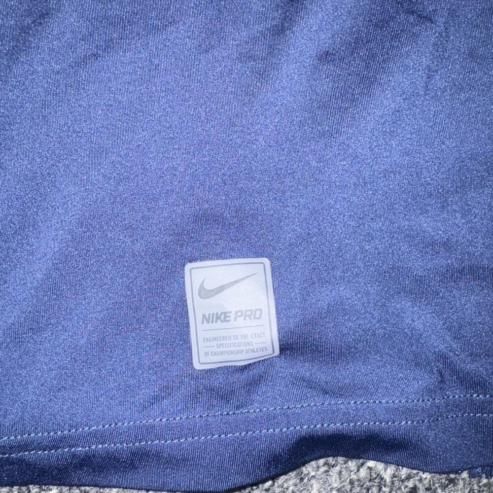 Nike Pro Deep Blue Performance Tee - image 2